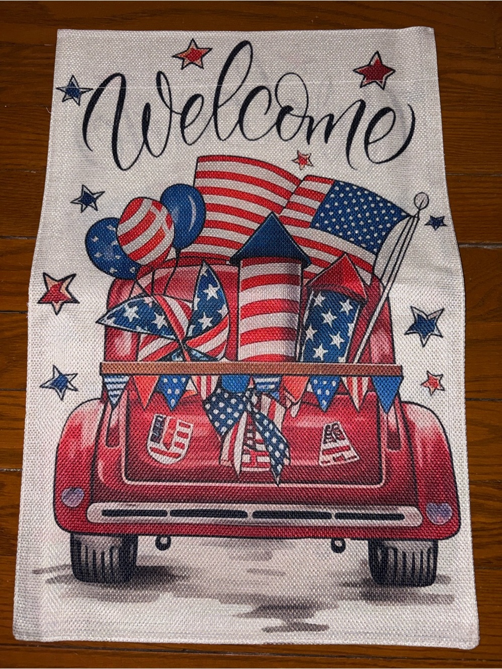 Garden Flag Patriotic 12” x 18” NWOT
